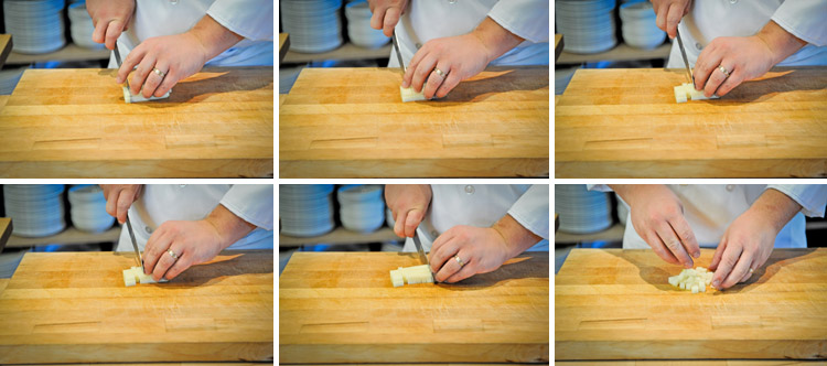 How To Dice Julienne Brunoise And Batonnet Stella Culinary