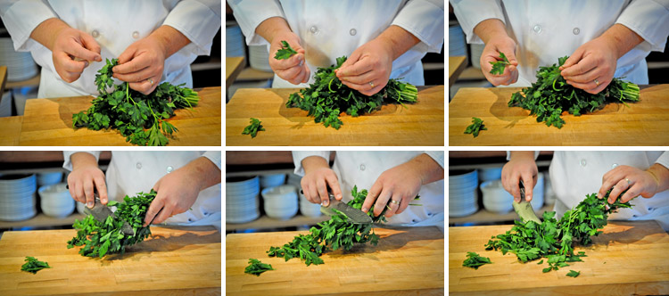 How to Chop Parsley {Step-by-Step Tutorial} - FeelGoodFoodie