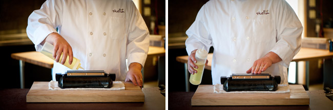 How To Sharpen A Chef's Knife Using An Oil Stone 