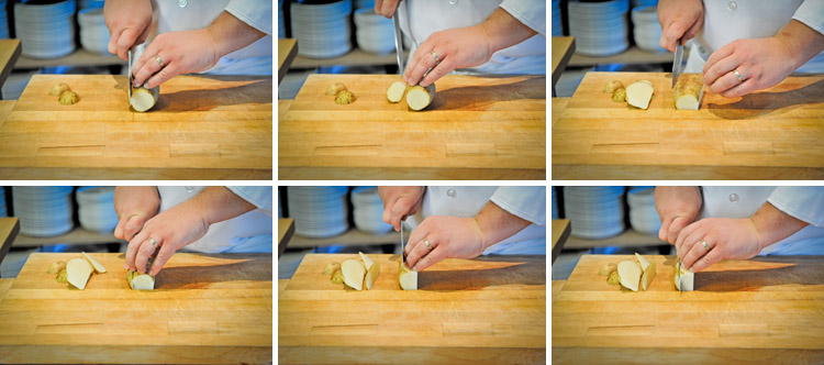 HOW TO CUT VEGETABLES, JULIENNE, DICE, BRUNOISE