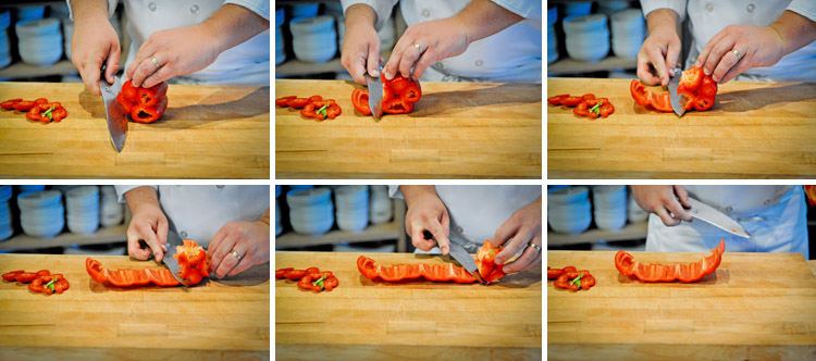 How to Cut a Bell Pepper {Step-by-Step Tutorial} - FeelGoodFoodie