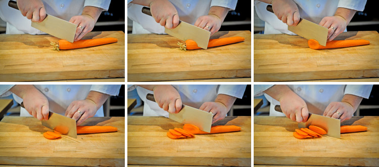 02 bias cut asian cooking knife skills