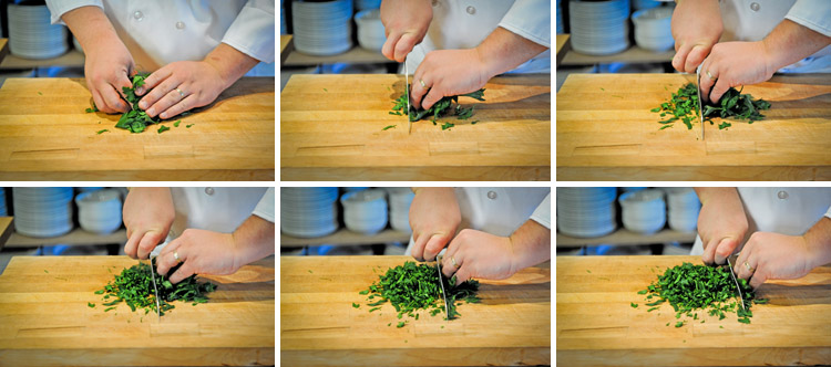 How To Chop A Mountain of Fresh Italian Parsley in Seconds