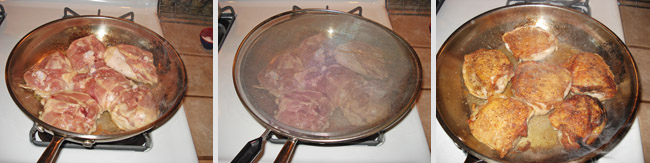 Braised Chicken Thighs - Step One