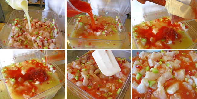 Halibut Ceviche - Step Five