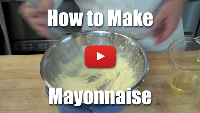 How to Make a Basic Mayonnaise - Video