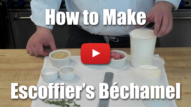 Escoffier's Bechamel Sauce