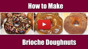 How to make brioche doughnuts. Video Recipe.