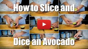 How to Pit, Slice and Dice an Avocado - Video Technique