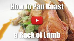 How to Pan Roast a Rack of Lamb - Video Technique