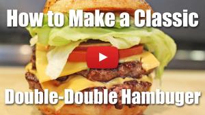 How to Make a Double Double Hamburger