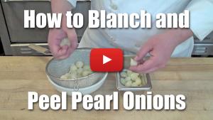 How to Blanch and Peel Pearl (baby) Onions - Video Technique