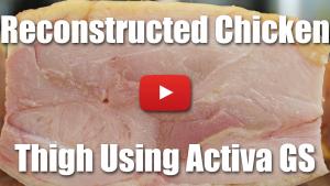 Reconstructed Chicken Thigh Using Activa GS - Video Technique