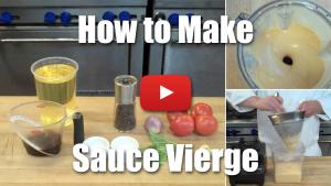 How to Make Sauce Vierge - Video